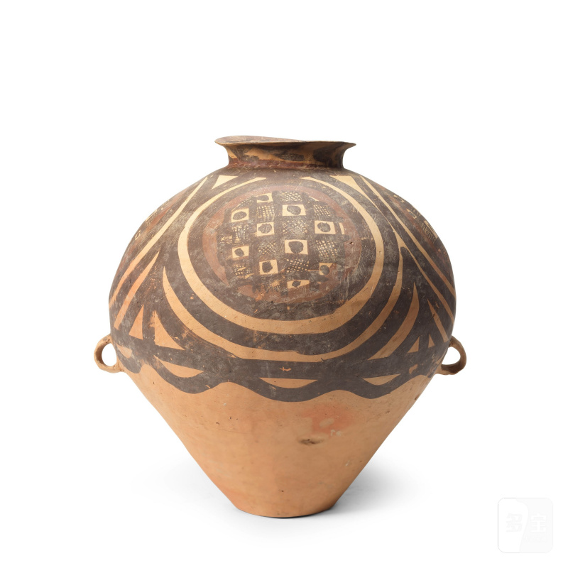新石器時代 彩繪陶罐 | A PAINTED POTTERY STORAGE JAR